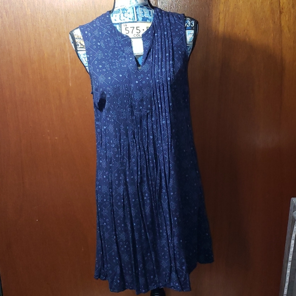 Old Navy Blue Pull On Dress size Med